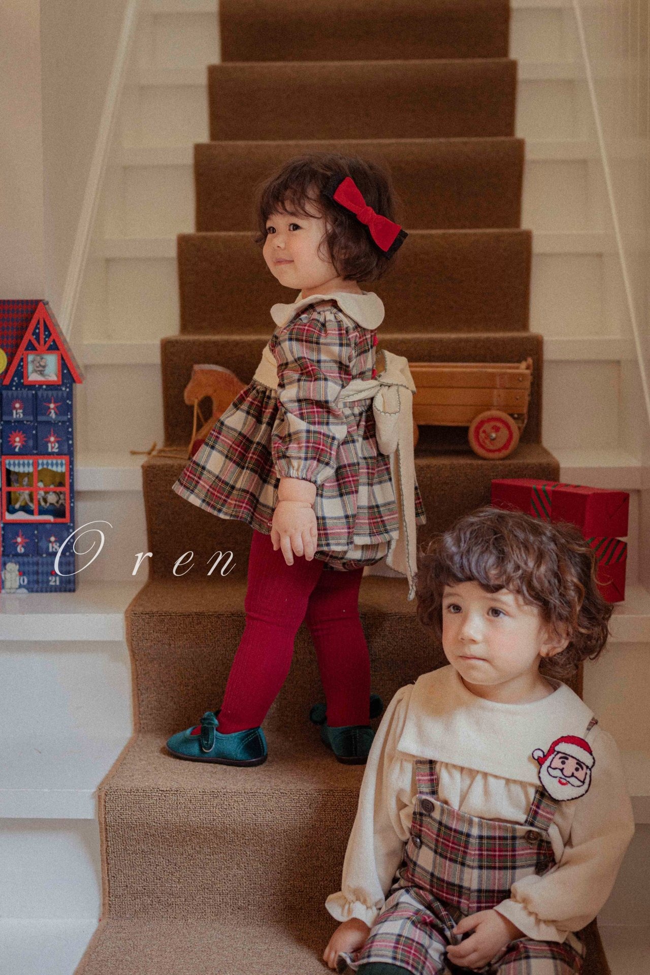 Oren X-mas［取寄］noellia check suit