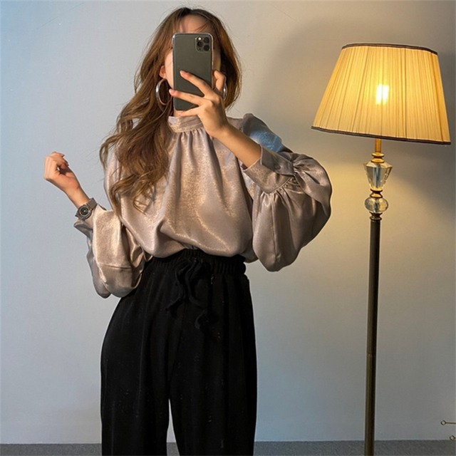 satin blouse