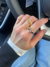 バイカラーオープンリング