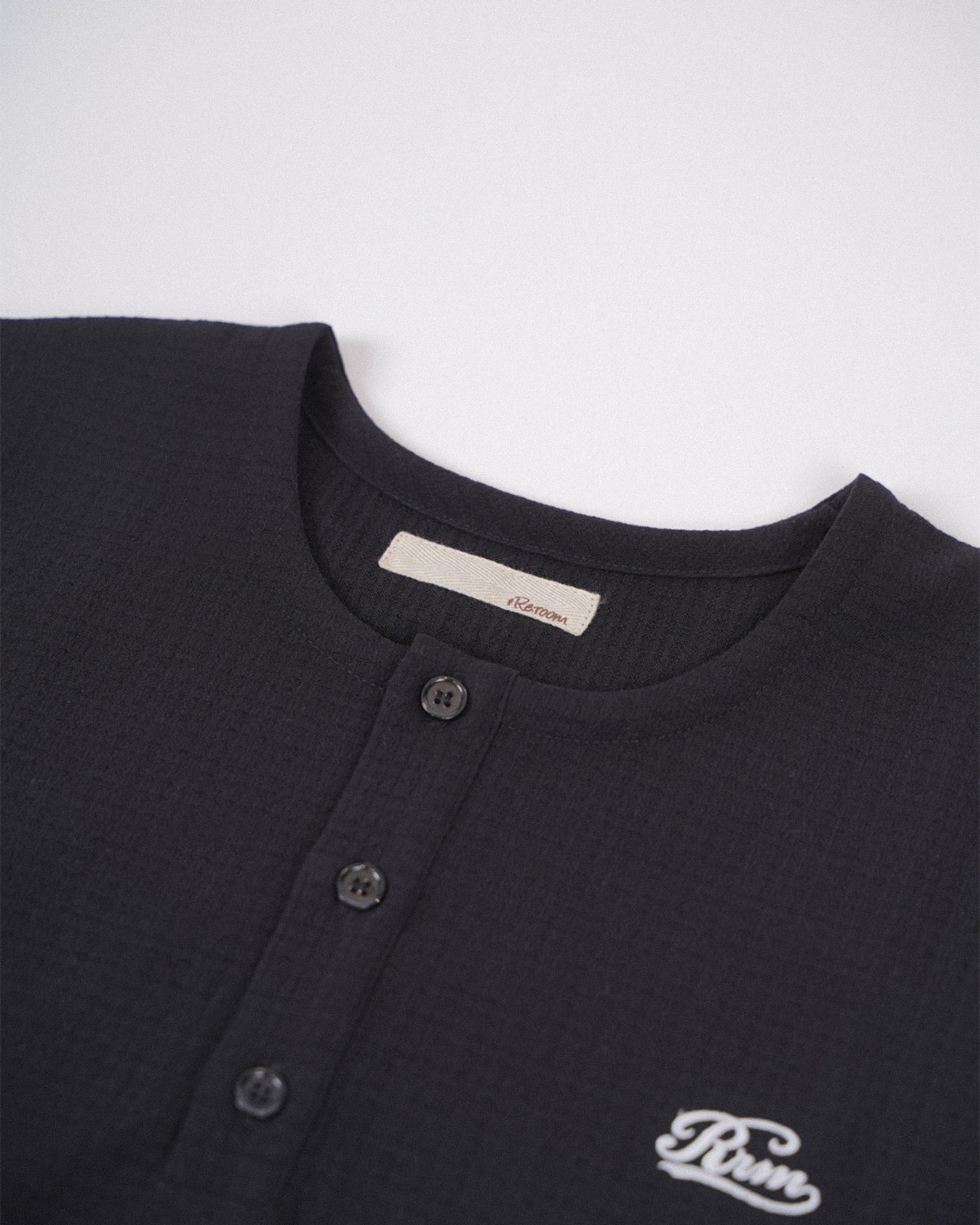 【#Re:room】HENRY NECK WAFFLE NO SLEEVE［REC880］