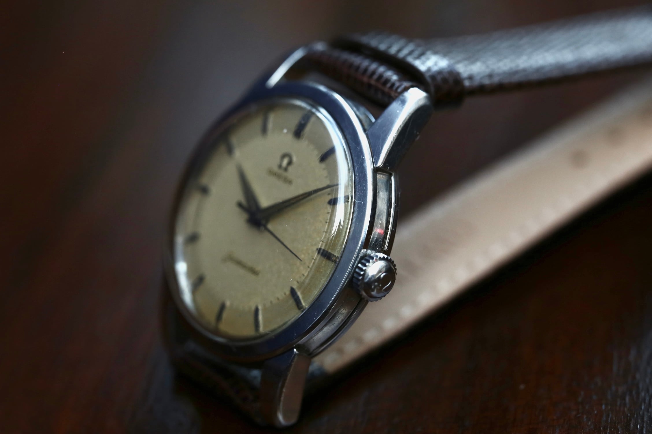 OMEGA】 1957 オメガ シーマスター エイジング2トーンダイヤル 下がりS