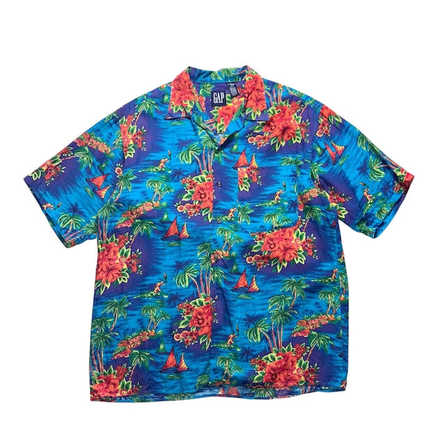 vintage 1990’s GAP rayon hawaiian shirt