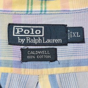 美品 XL Caldwell Polo Ralph Lauren ポロラルフローレン 半袖開襟シャツ
