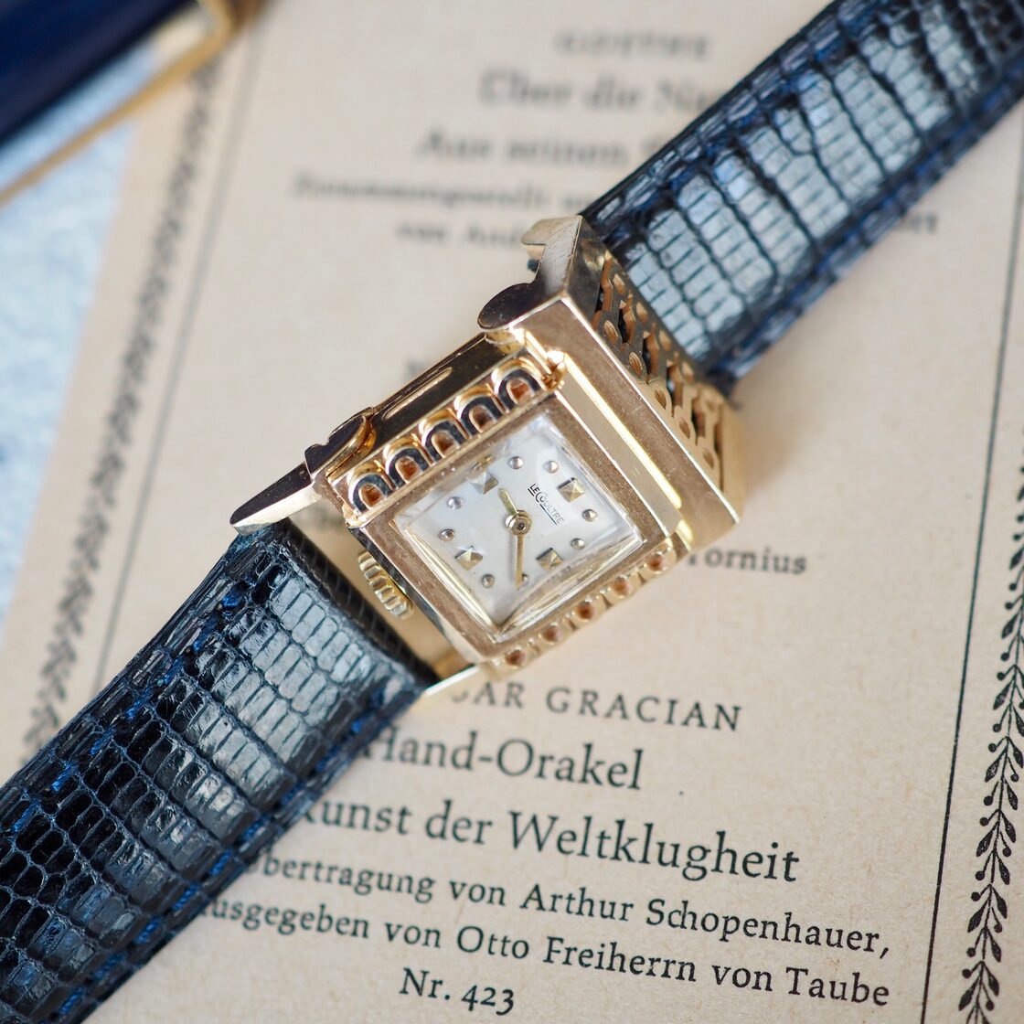 OH済 Jaeger-LeCoultre ジャガー・ルクルト 14金無垢 ドレスウォッチ 