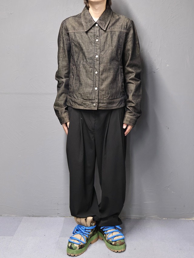 【gianfranco ferre】snap button denim jacket