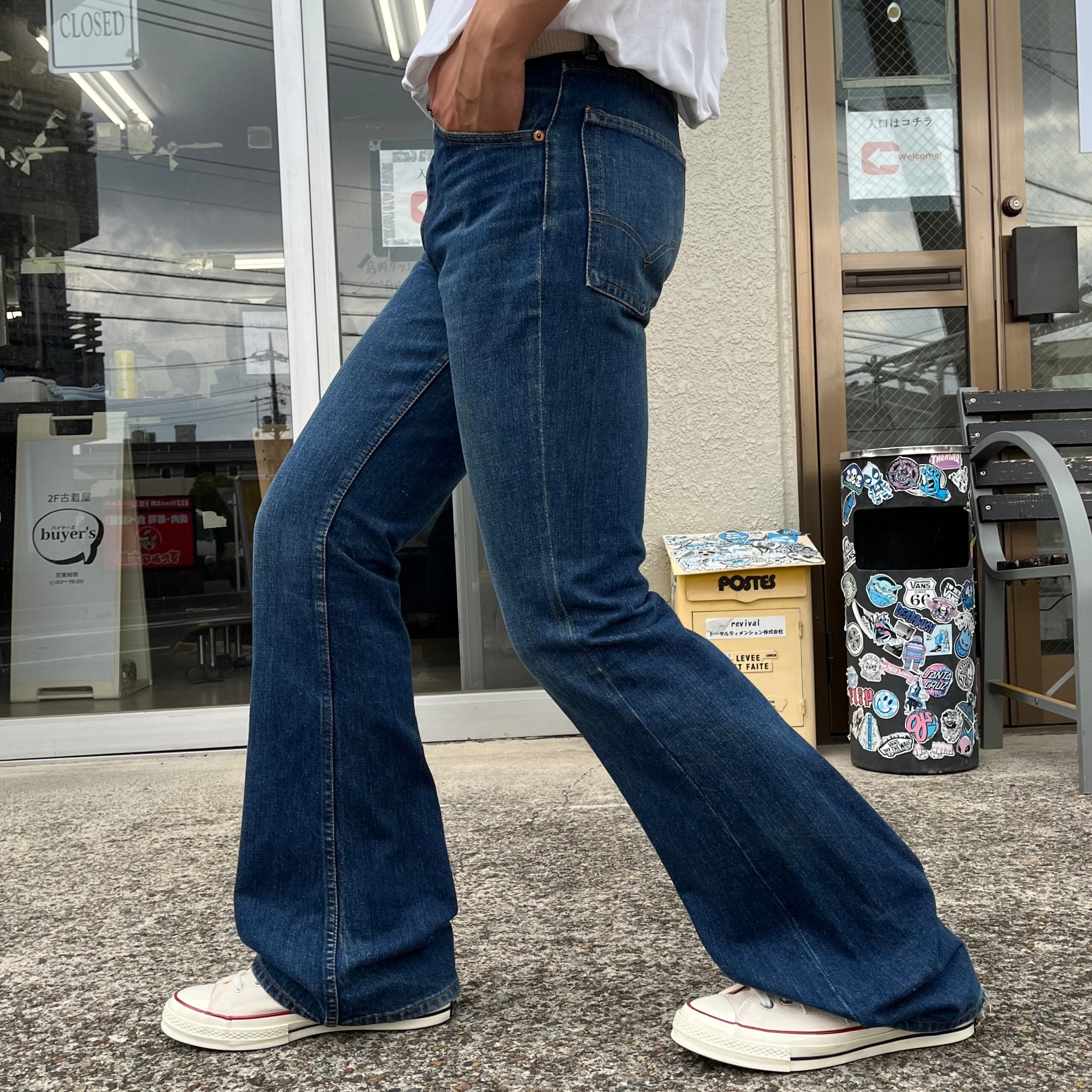 専用Levi's 507 W29 ウエスタン装飾 ブーツカットフレアデニムパンツ