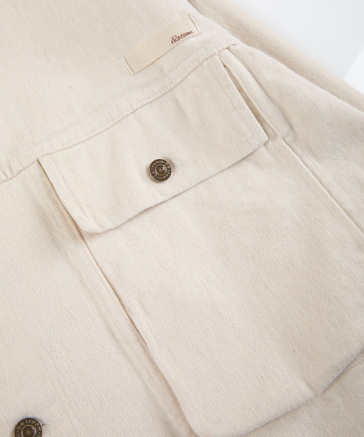 【#Re:room】COTTON TWILL COLOR BIG JACKET［REJ104］