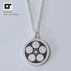 家紋　ペンダント　梅鉢