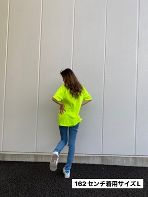 ＃ギャルしか勝たん[FLUORESCENT YELLOW] T/S