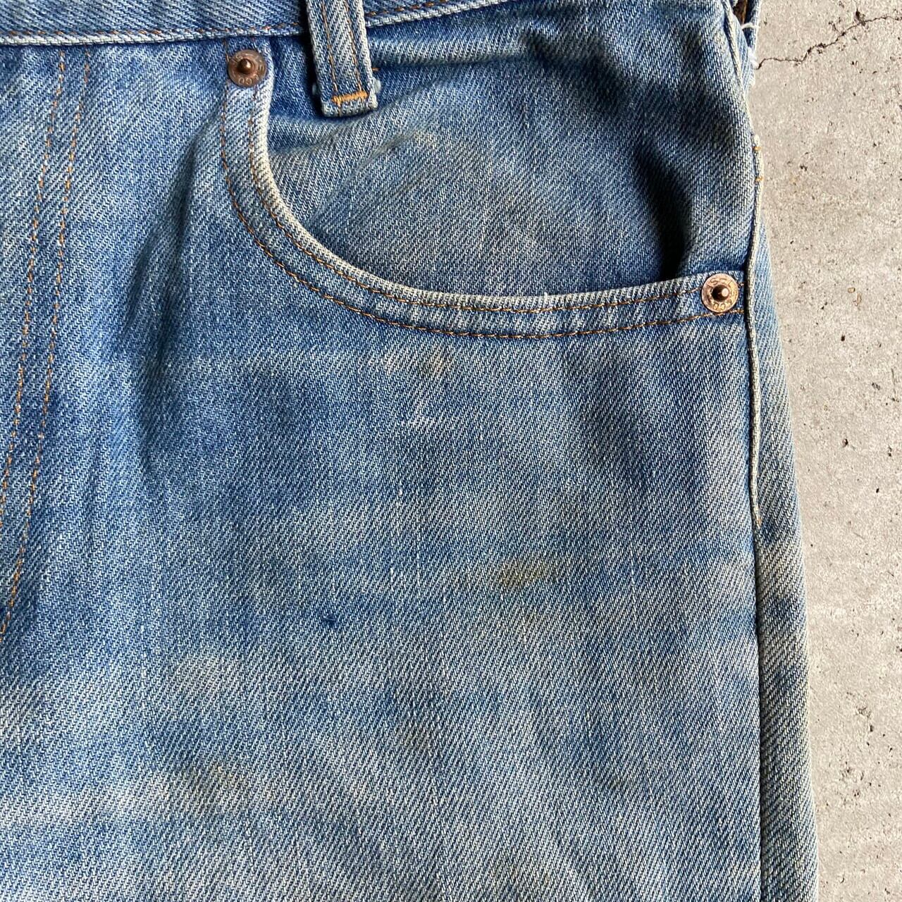 USA製 80年代 Levi's リーバイス 717 フレアパンツ デニムパンツ ジーンズ ブーツカット メンズ レディース W30 古着 80s  ヴィンテージ ビンテージ 黒カンヌキ【デニムパンツ】【2203AL15】 | cave 古着屋【公式】古着通販サイト