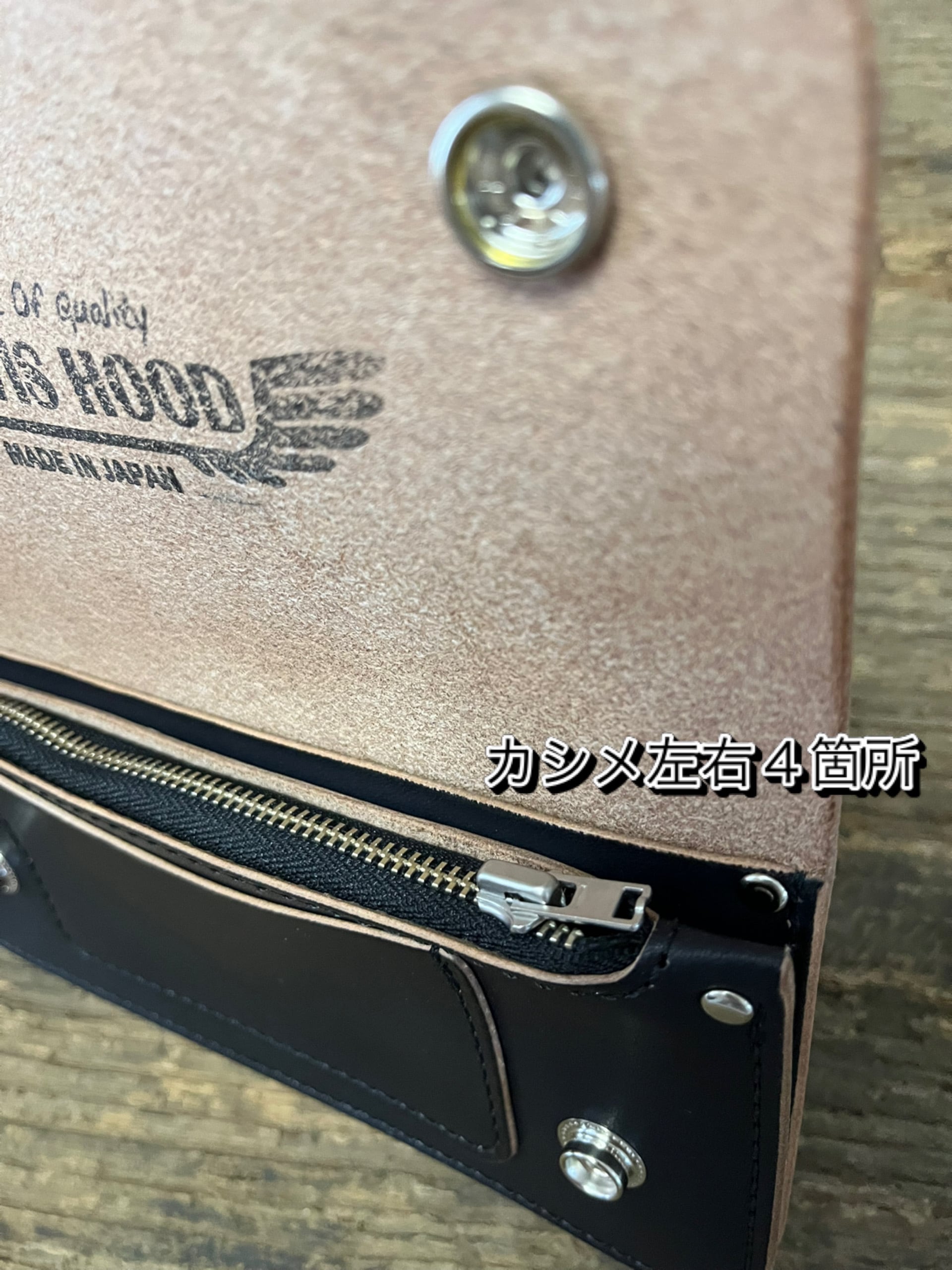 aaadaaミドルトラッカーウォレット ロウ付けチェーン