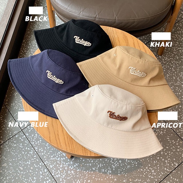 ハット レディース バケットハット ロゴ かっこいい メンズライク 上品