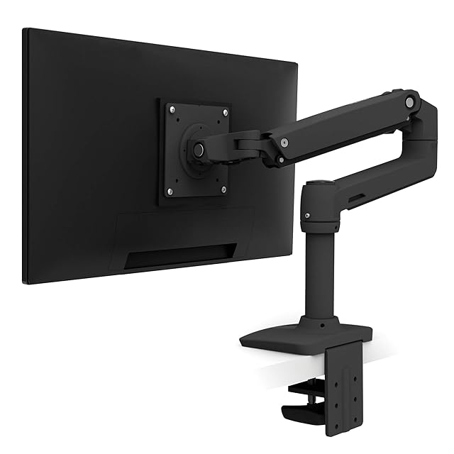 エルゴトロン NX モニターアーム ブラック/黒 34インチ(8kg)まで VESA