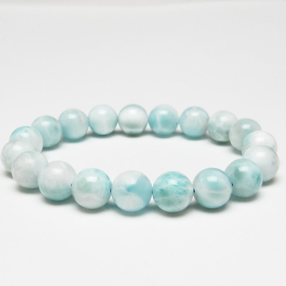 ラリマー ブレスレット 10mm 一点物 111-56485