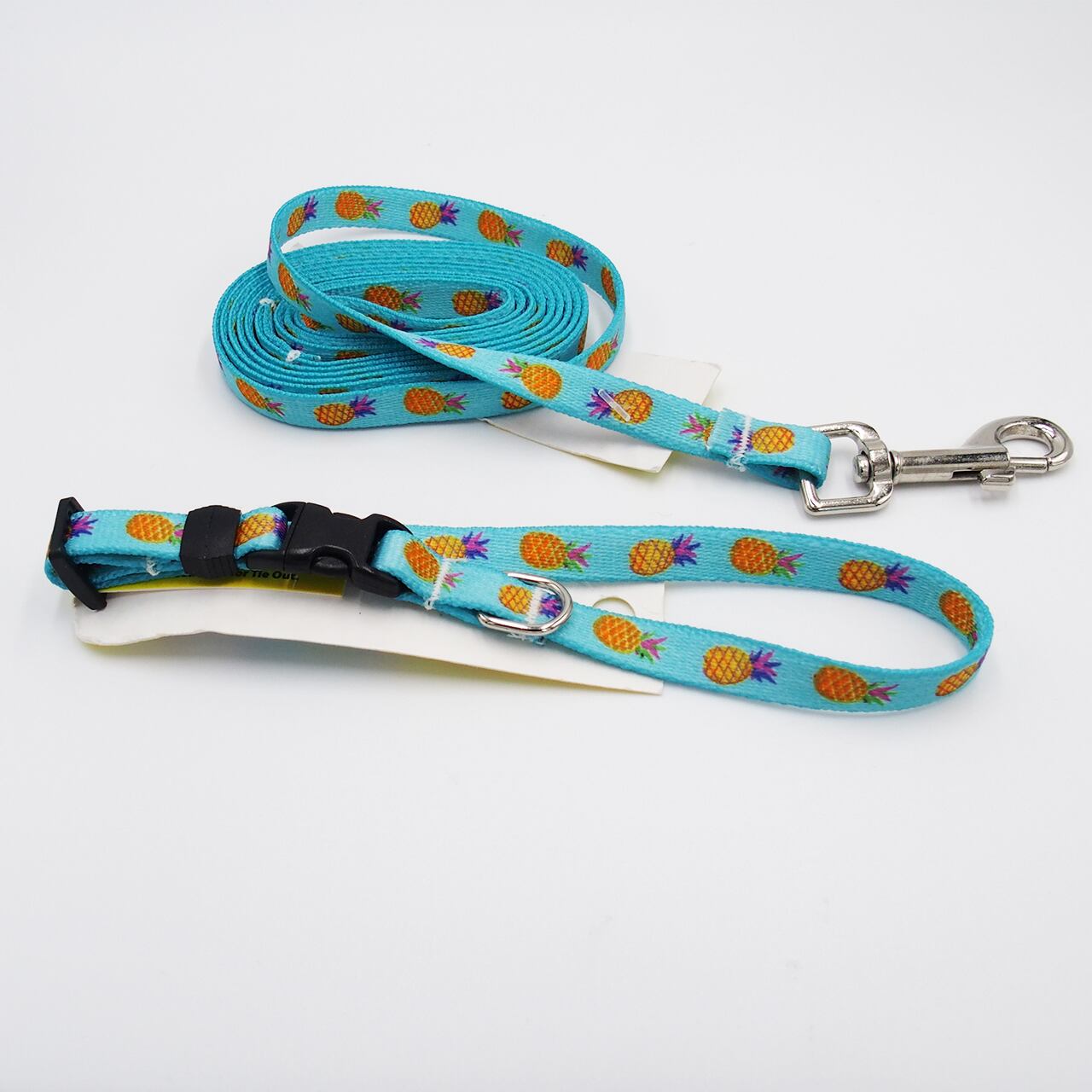 Pineapple Party 首輪＋リードセット XSサイズ - Yellow Dog Design