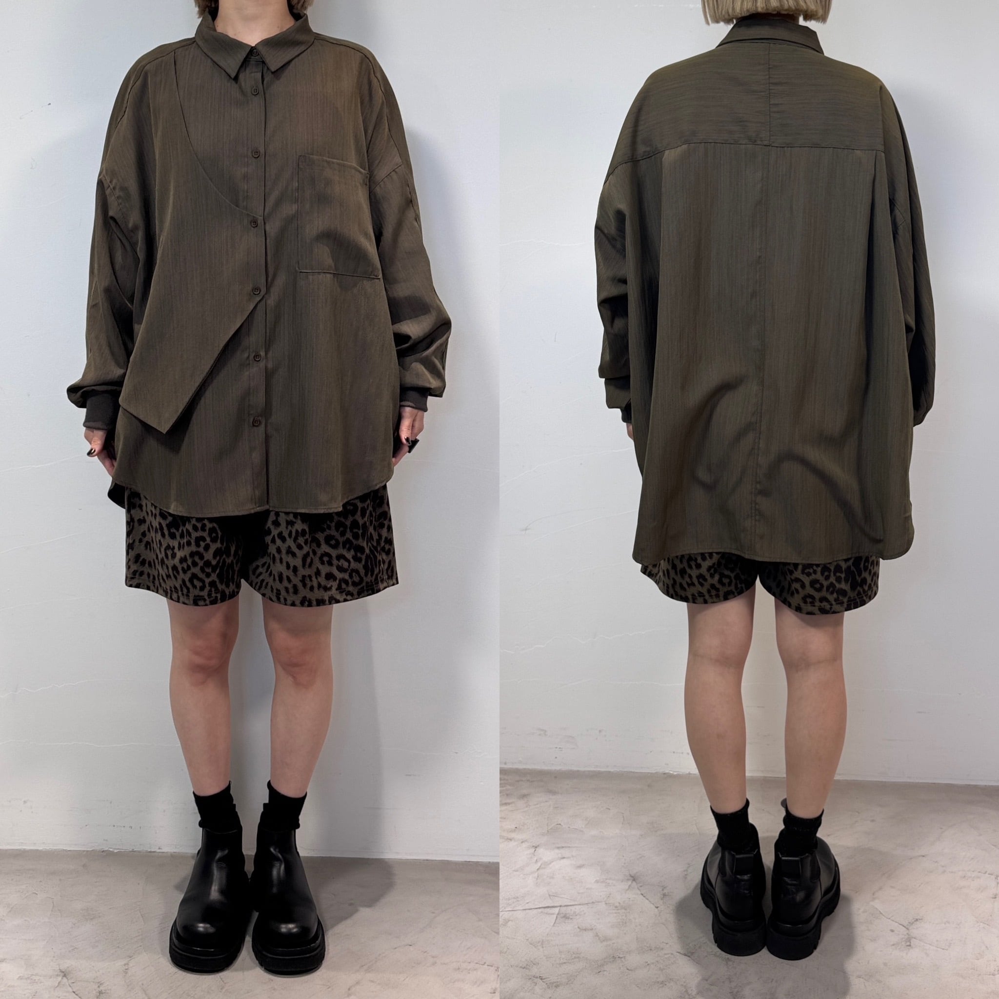 zipデザインオーバーSH/ブラウン | CFT.