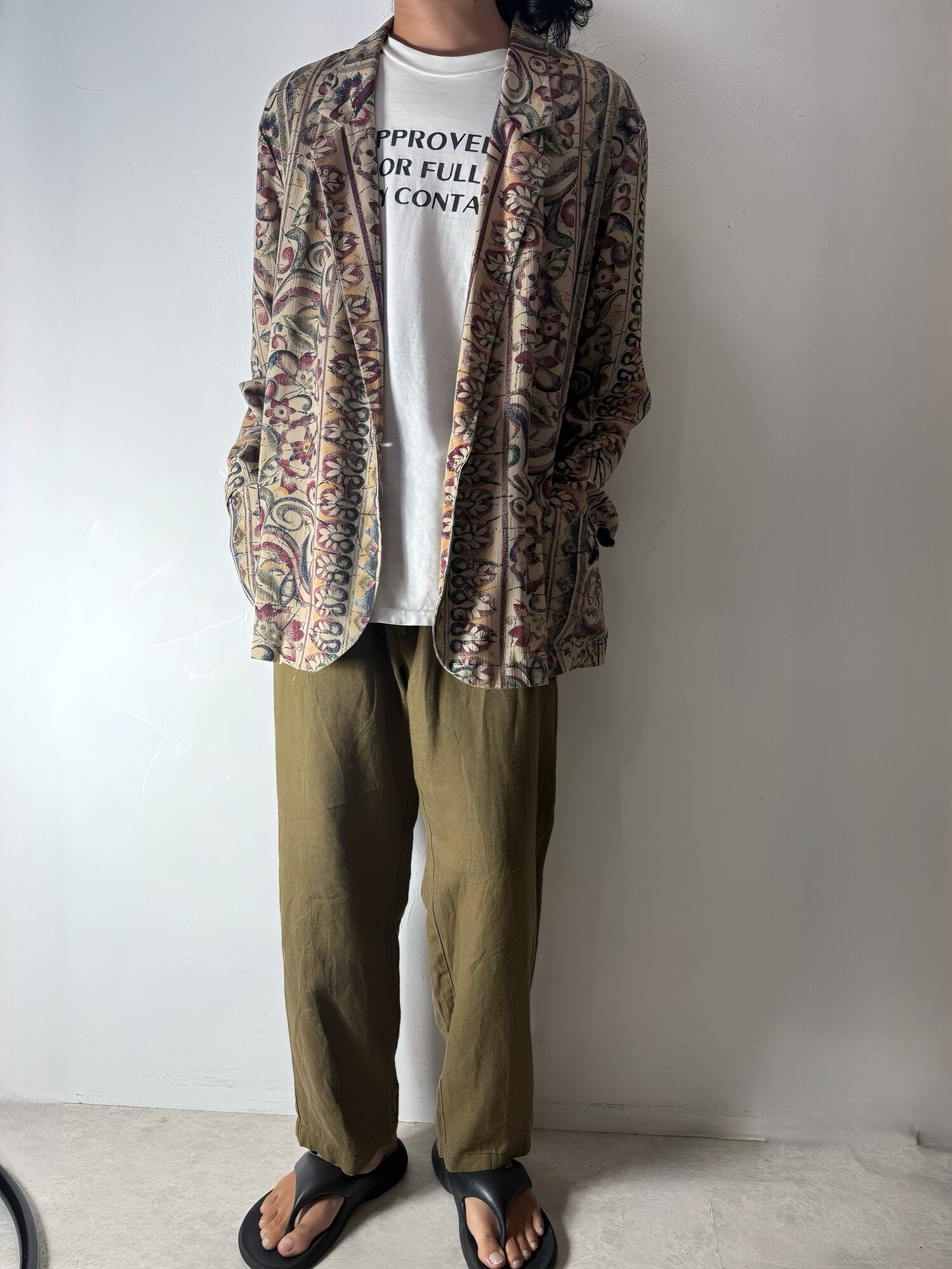 80's art design tailored jacket vintage