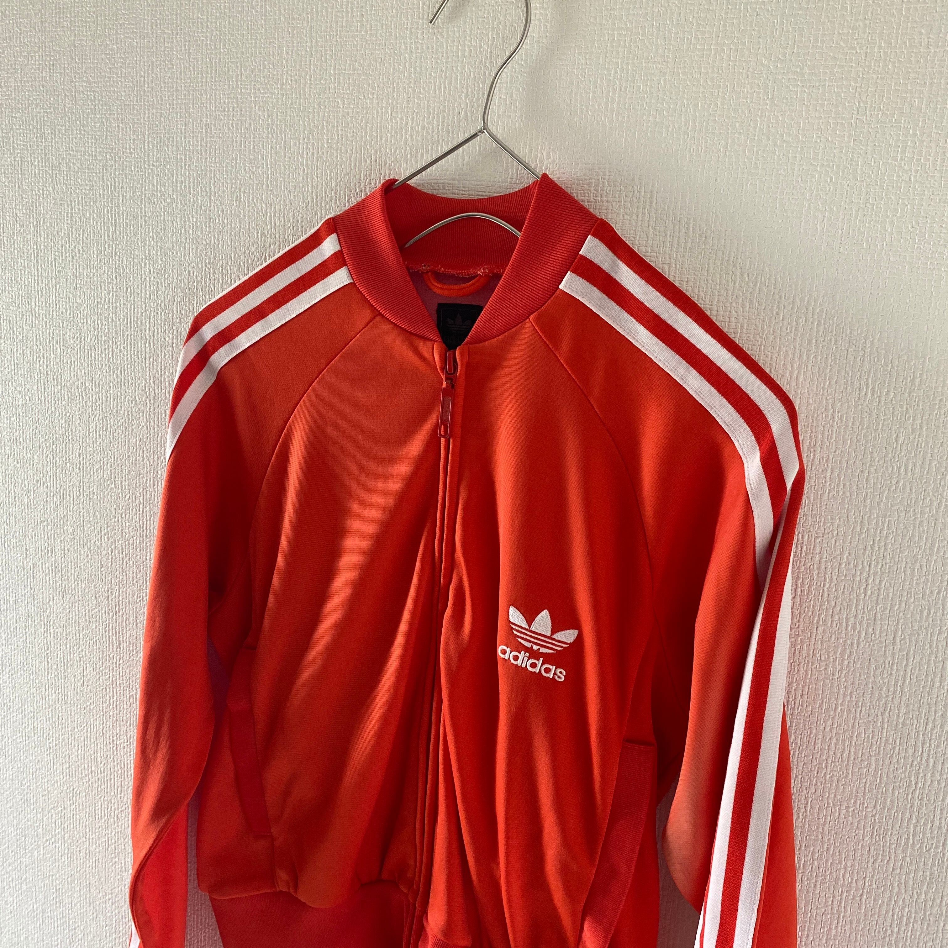 00sadidasアディダストラックジャケットジャージatp長袖オレンジm  