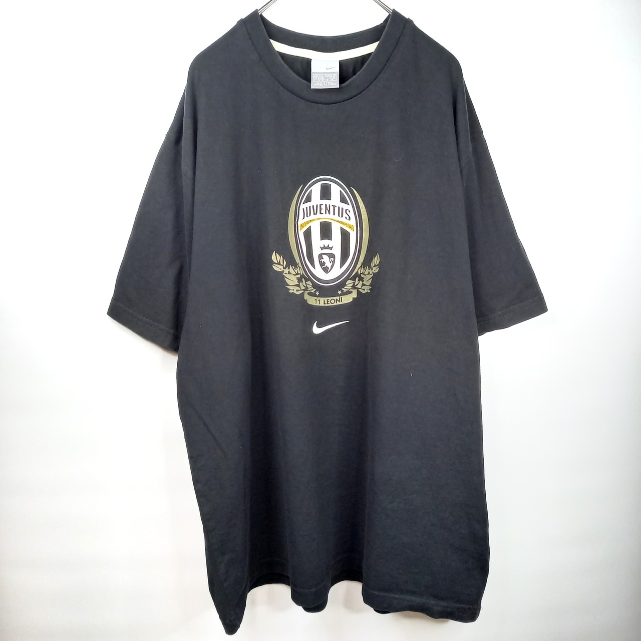 ナイキ　オーバーサイズTシャツ　半袖　ユベントス　刺繍スウォッシュ　XXL