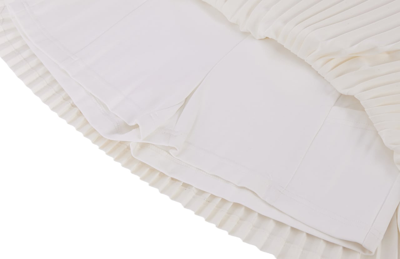 GOXO ゴーエックスオー メタルロゴラッププリーツスカート