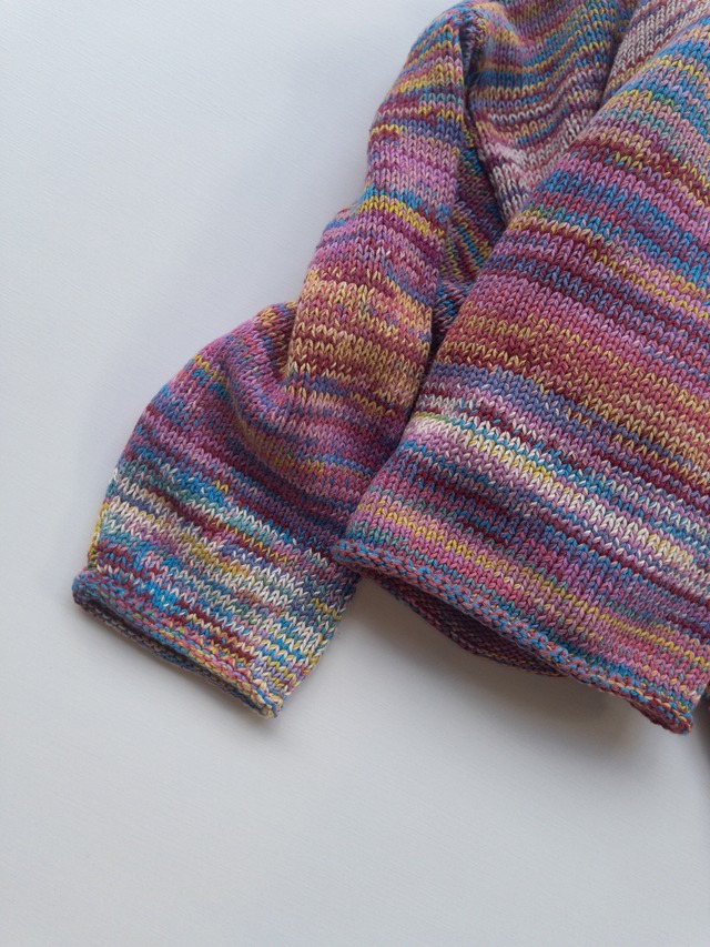 《即納》GROWN/ Knitted Pull Over - Rainbow