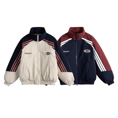 Unisex stand-collar cotton padded windbreaker (NC392)