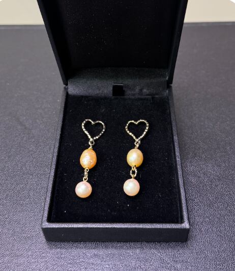 【Via Luna×神戸宝飾】 可愛さと上品さを楽しむ ダブルパールピアス