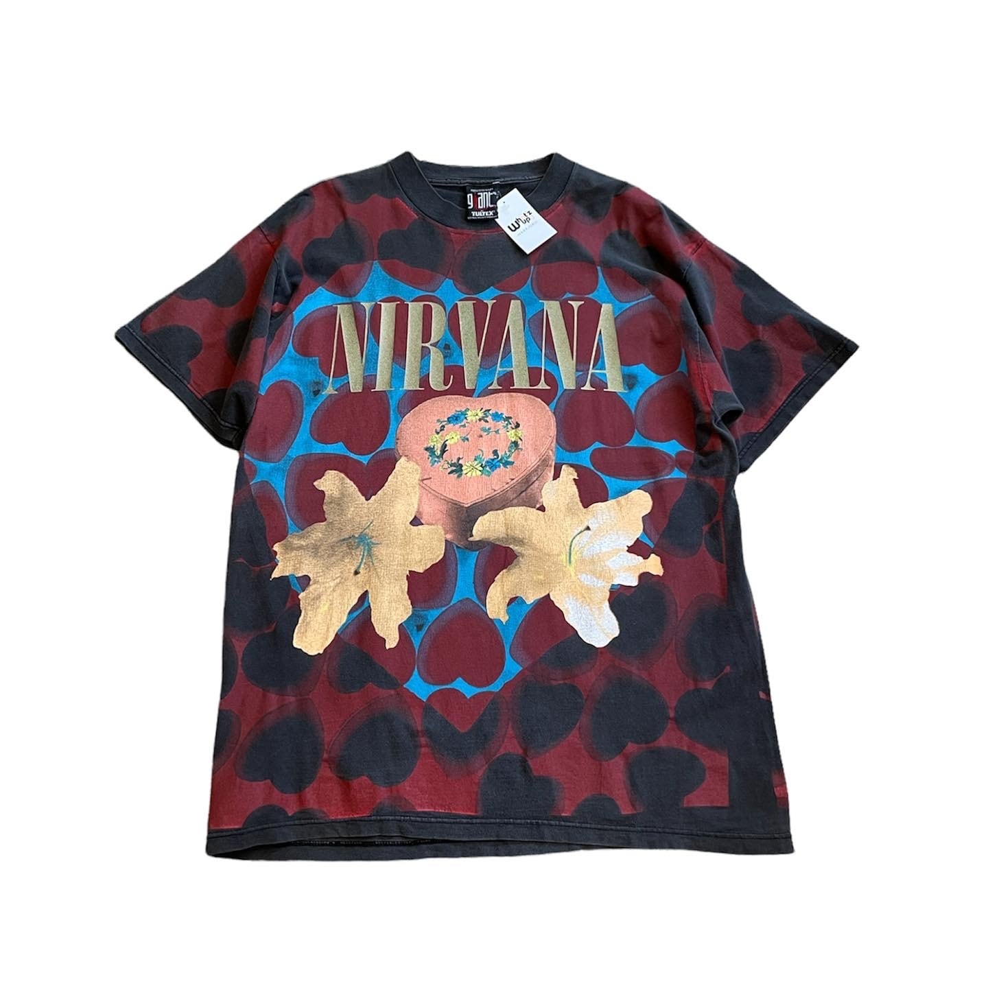 Nirvana ハートシェイプボックス Tシャツ　1993 当時物　ヴィンテージ