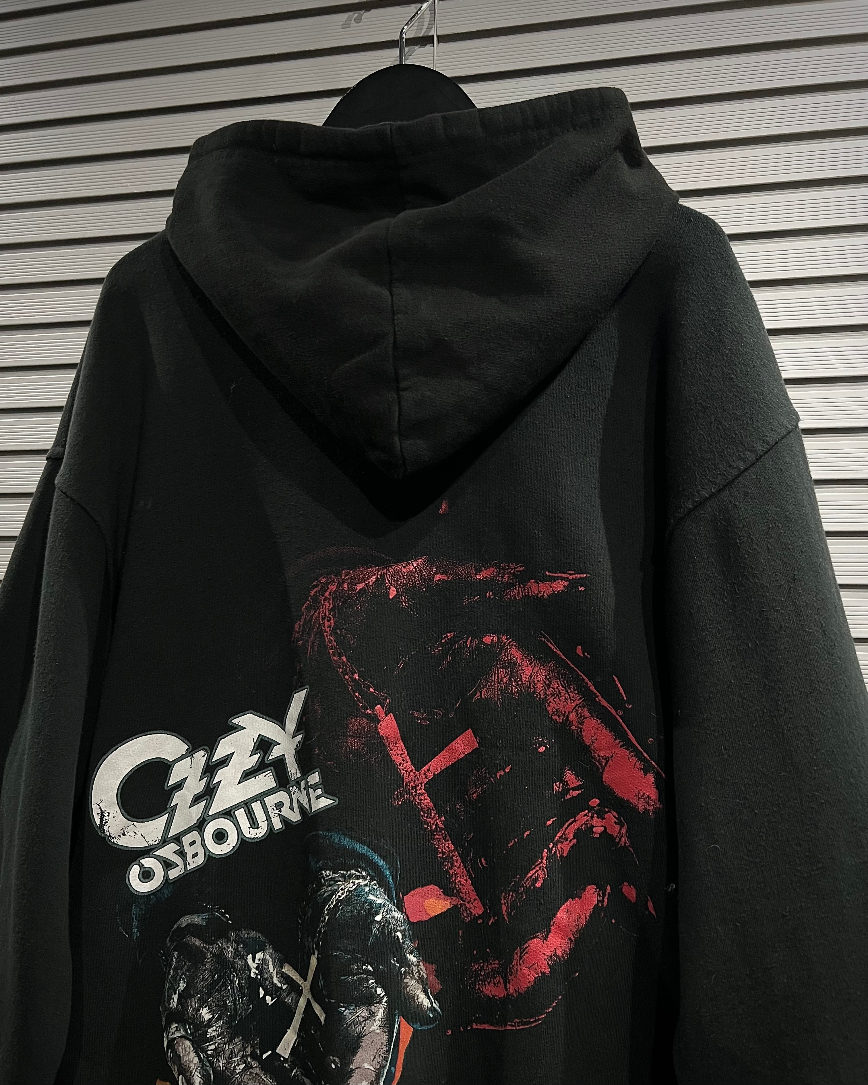 X VINTAGE】“Ozzy Osbourne” Special Graphic Zip Up Hoodie | Caka