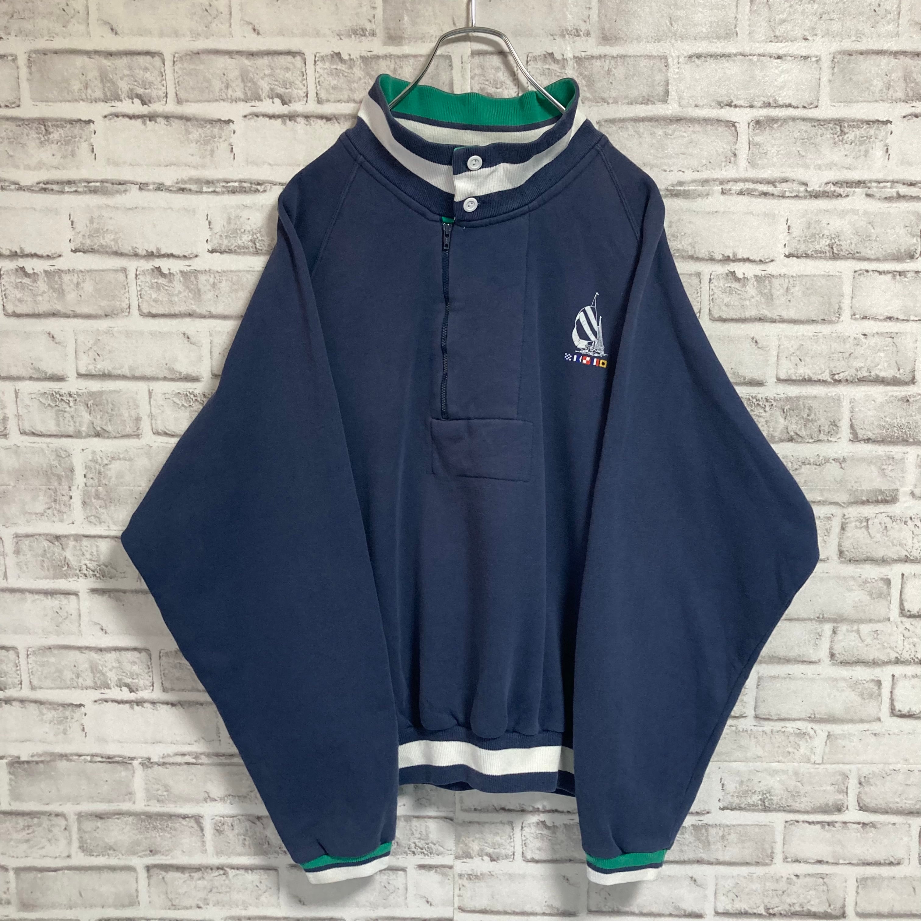 ビンテージ NAUTICA ジップ スウェット トレーナー 美品