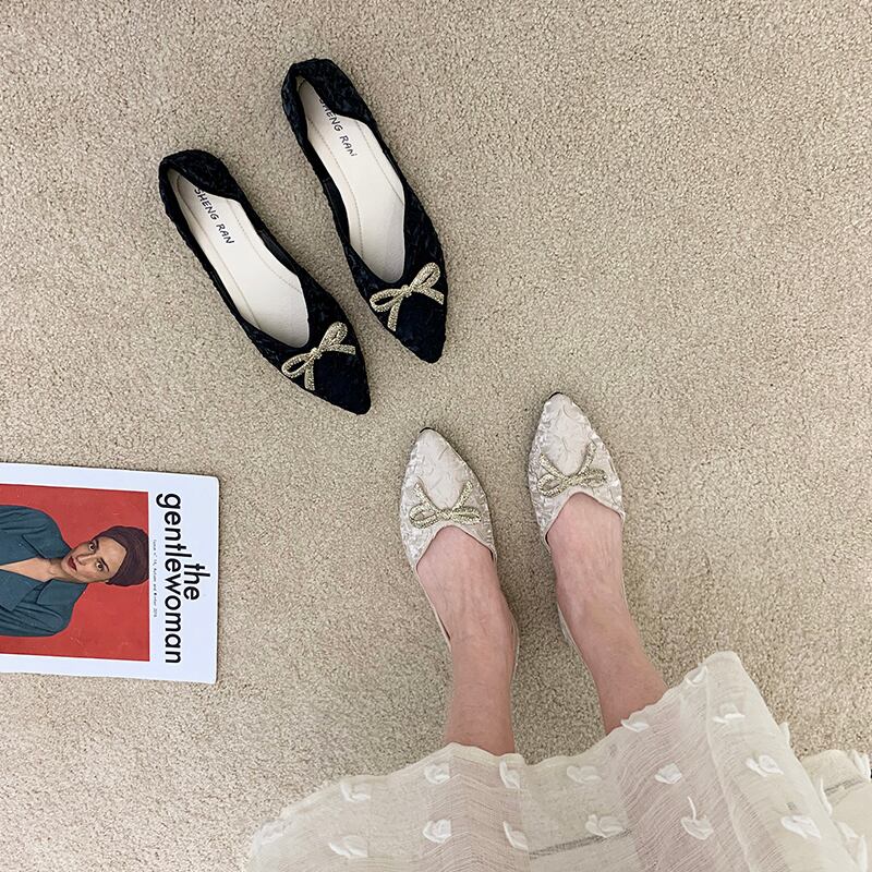 シングルスプリングレッドスタイルソリッド カラーセット スクープ 靴 シューズ 春物 ソリッドカラー 部族の婦人靴90757808493