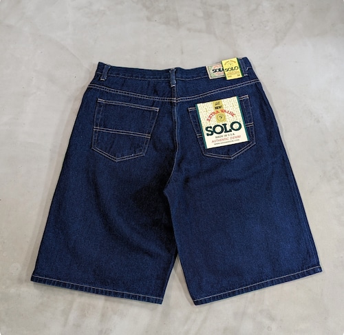 90s SOLO SEMORE  Dead stock!! short "denim" 34  小岩店