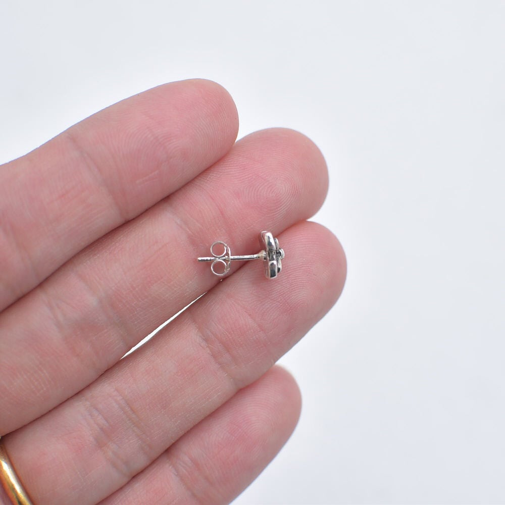 シルバー925 クロスデザイン スタッドピアス silver pierce 耳飾り