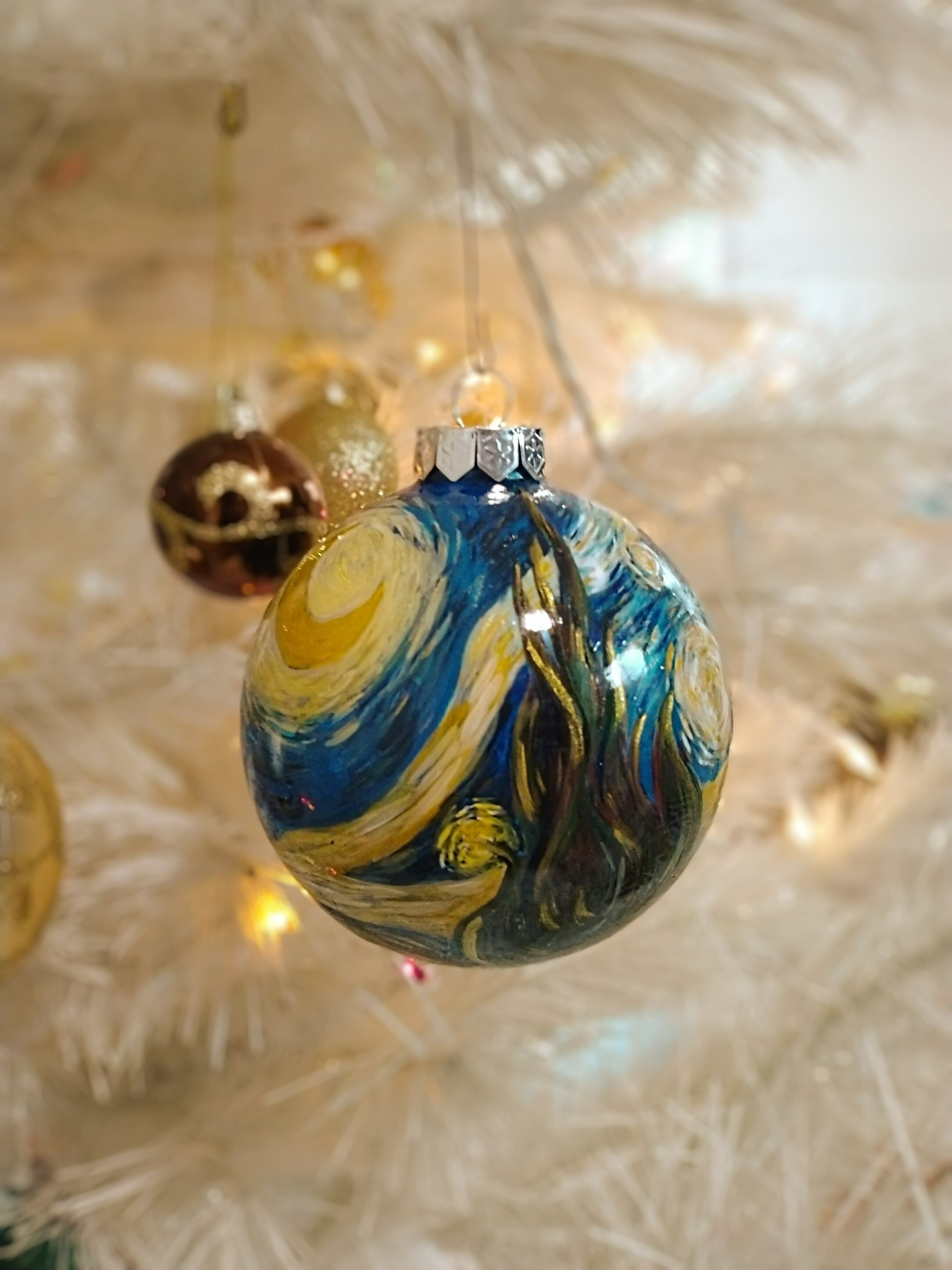 星月夜 クリスマス オーナメント ツリー 飾り ゴッホ | Oriole Holiday