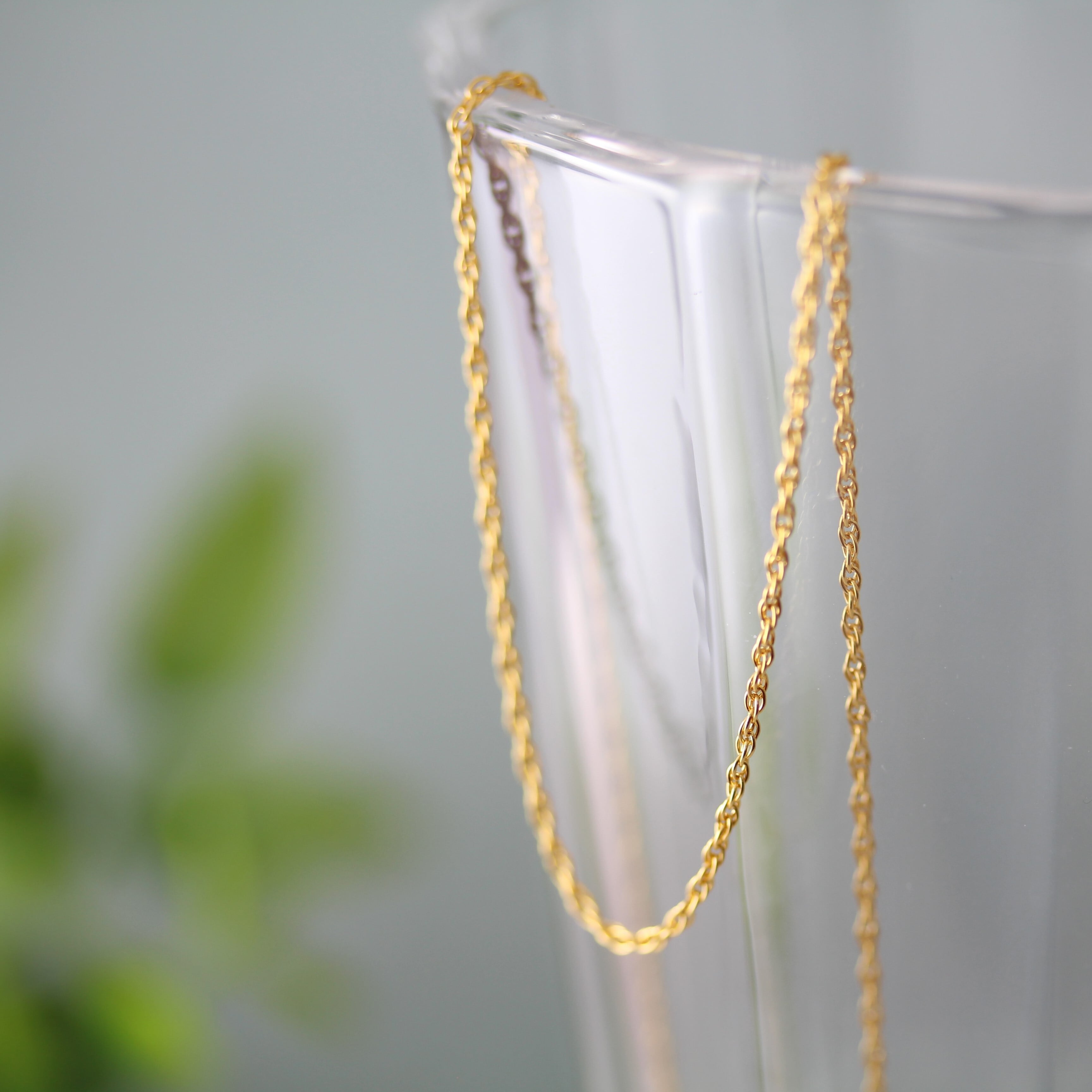 ⭐ 極美品 ✨K18ゴールド ツイストチェーン ネックレス 金製ツイストチェーンネックレスK18