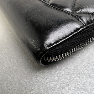 CHANEL シャネル ココマーク レザー 財布 黒 A-13053