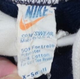 70s nike usa製 スウェット パーカー XS/ナイキ 初期 オレンジタグ