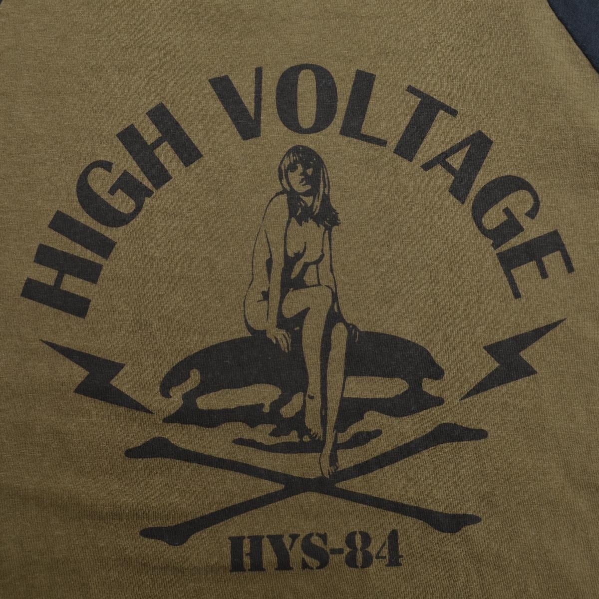 【HYSTERICGLAMOUR】25SS 01251CT19 HIGH VOLTAGE半袖Tシャツ HYSTERIC GLAMOUR / ヒステリックグラマー 25SS 01251CT19 HIGH