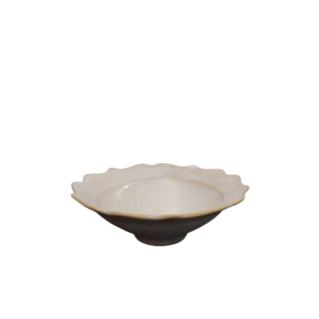 キッチン・食器 無印良品 小鉢 陶器 白 茶 黒 h5cm✕φ13cm 3個