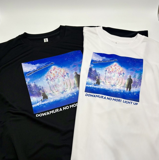 ライトアップTシャツ（白・黒）