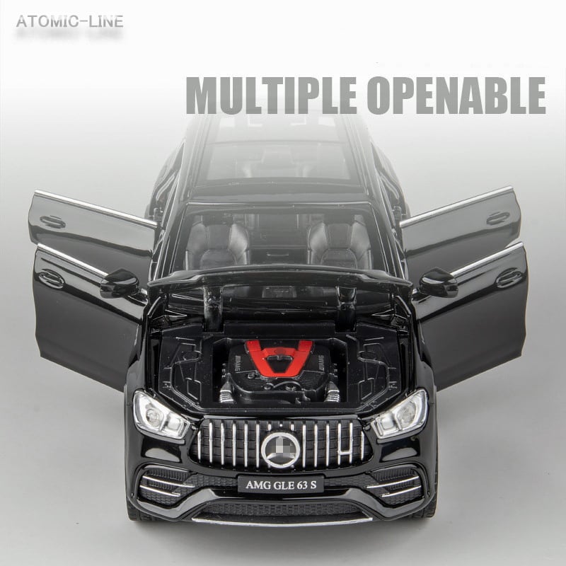 メルセデス ベンツ GLE 63S 1/32 ミニカー 全4色 ライト点灯 エンジン