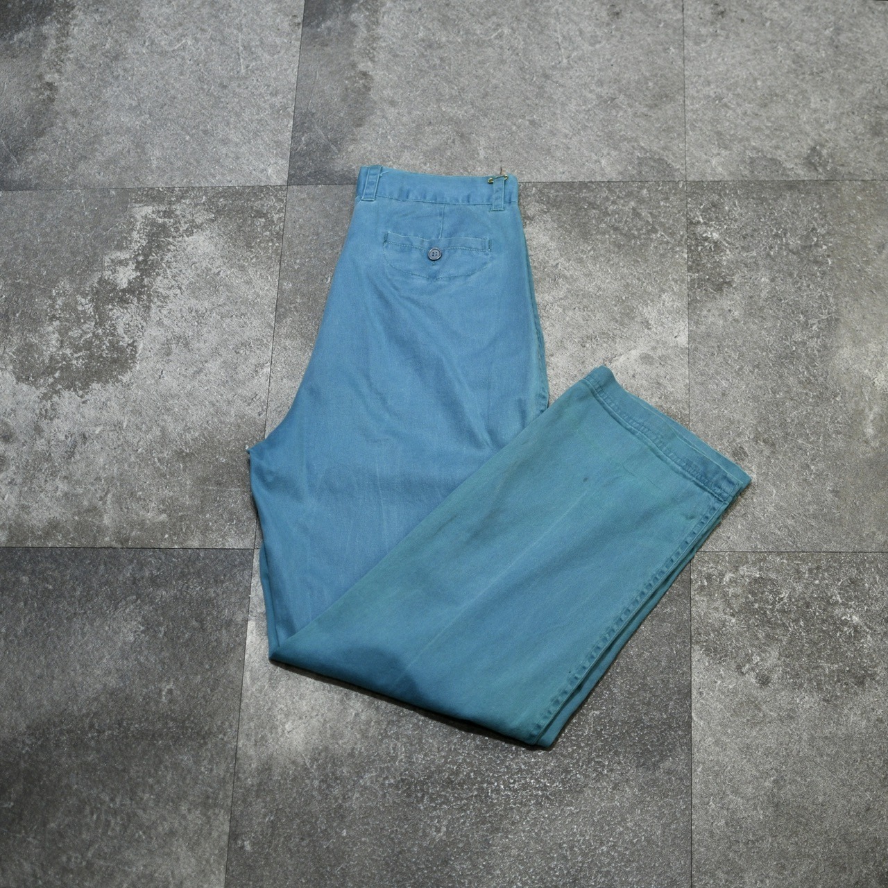 design turquoise chino pants