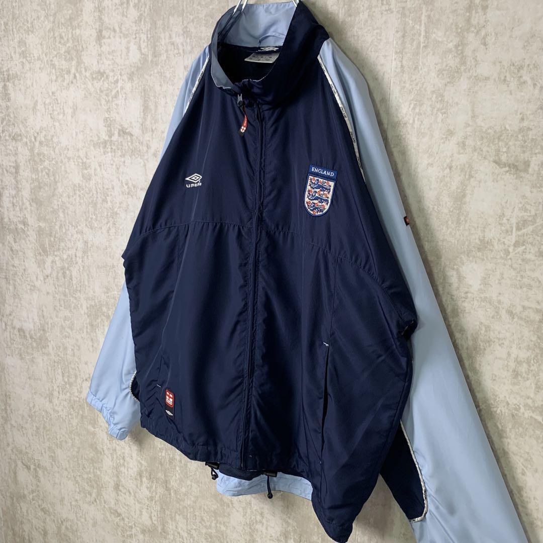 90s UMBRO England ハーフジップ