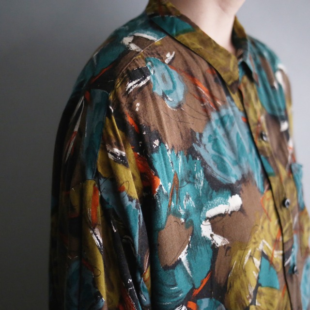 good coloring art pattern loose h/s shirt