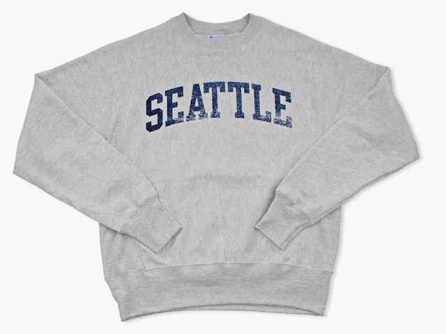 Champion Seattle Silver Grey Reverse Weave Crewneck
