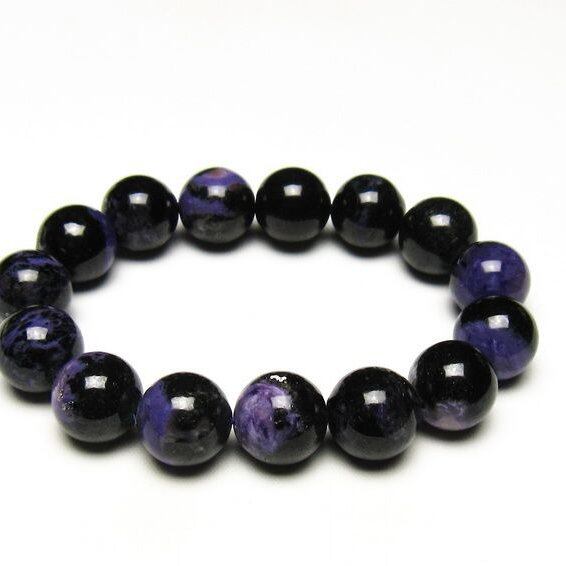 チャロアイト ブレスレット 14mm 一点物 メール便可 111-49250