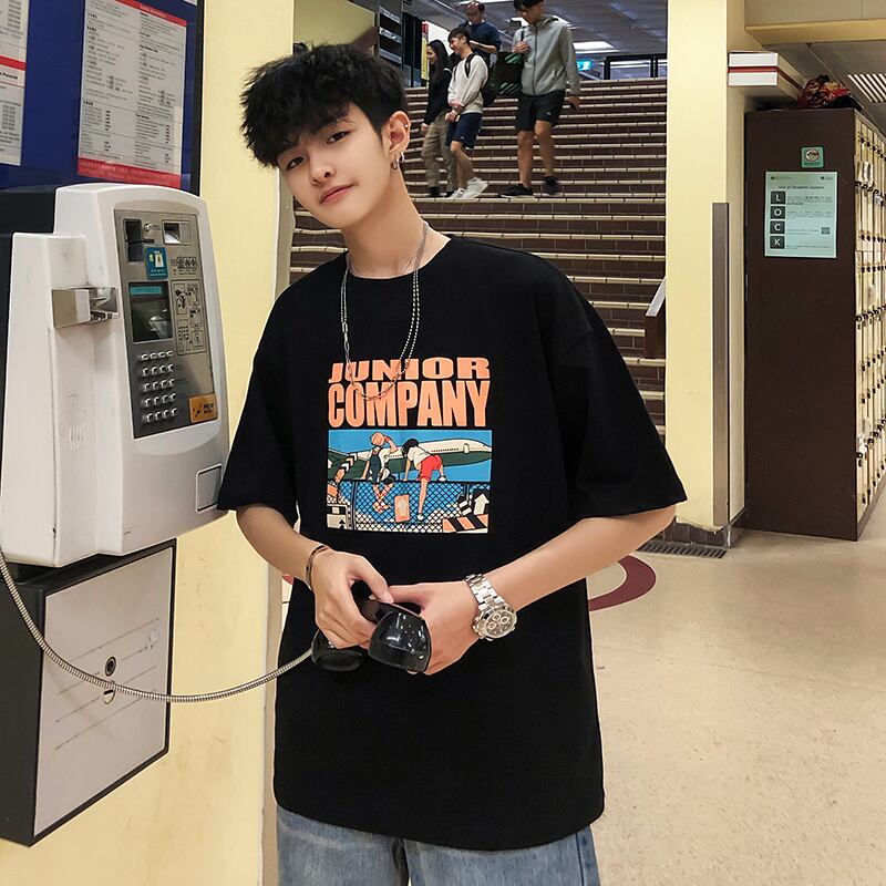 全3色 Tシャツ カットソー プリント カジュアル おしゃれ