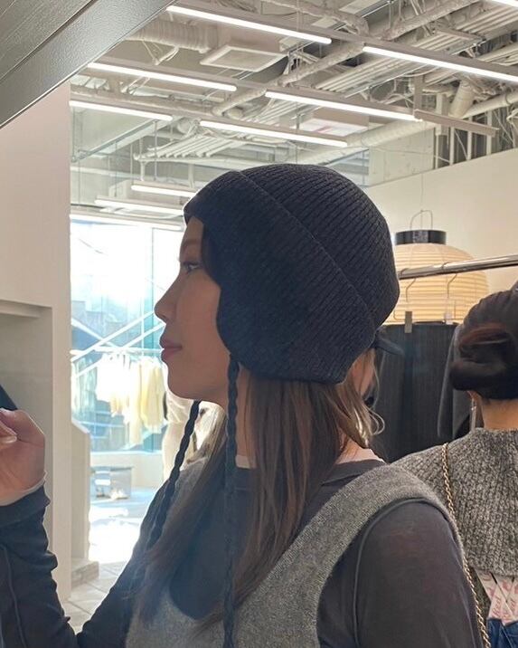 TODAYFUL Ear Flap Beanie イヤーフラップビーニー Charcoal gray | planet3rd TODAYFUL Ear Flap Beanie イヤーフラップビーニー Charcoal gray | planet3rd