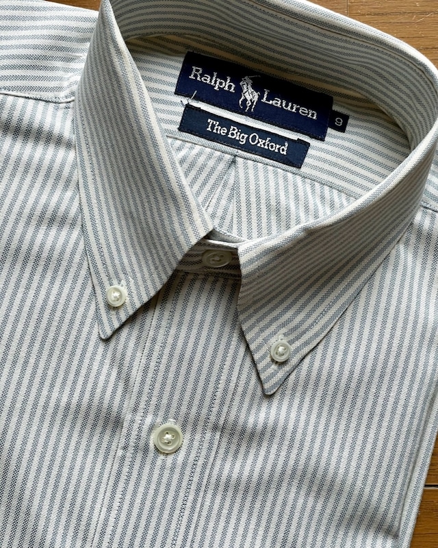 90年代 ビンテージ Ralph Lauren ビッグBDシャツ レディス サイズ9 ユーズド