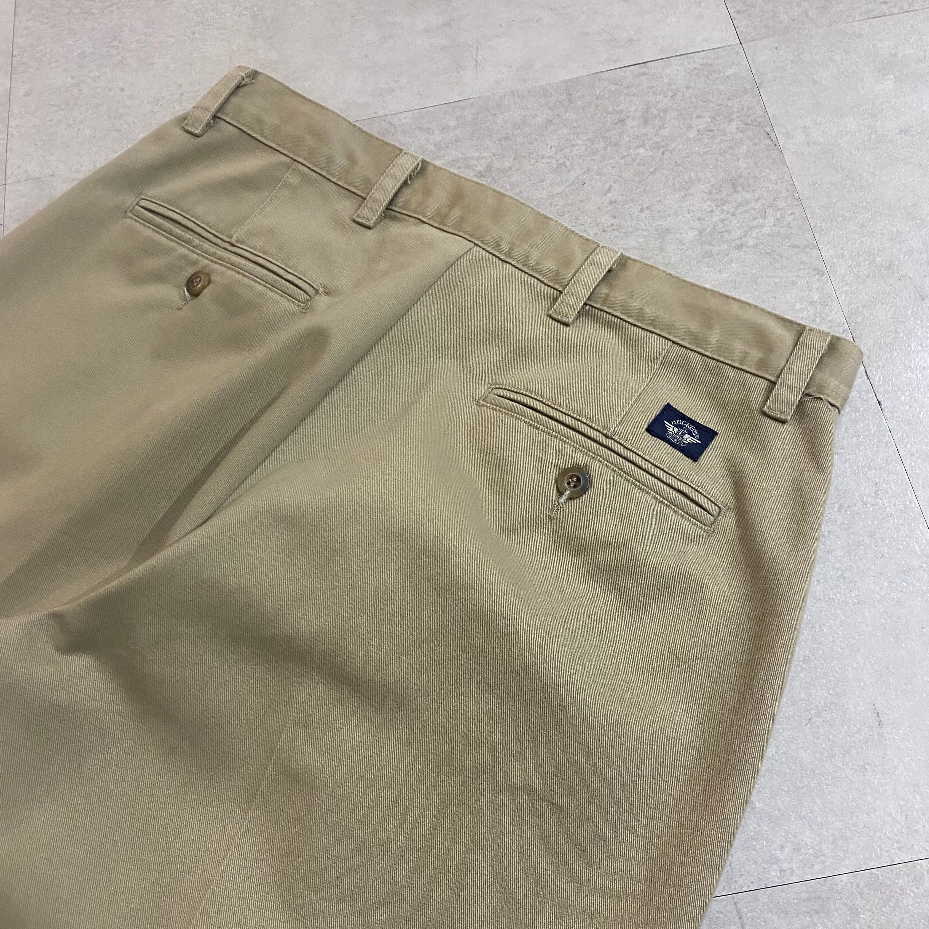 90年代 size W33 L32【 Dockers 】ドッカーズ チノパン コットン ...